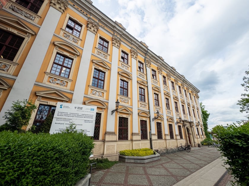 Budynek Wydziału Filologii przy placu Nankiera 15&nbsp;